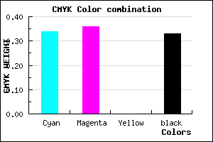 #716CAA color CMYK mixer