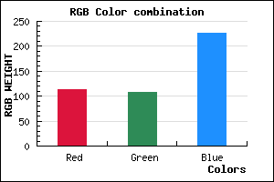 rgb background color #716CE2 mixer