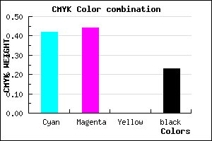 #716EC4 color CMYK mixer