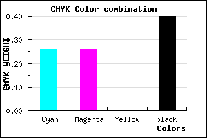 #717098 color CMYK mixer