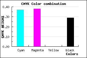 #7170B4 color CMYK mixer