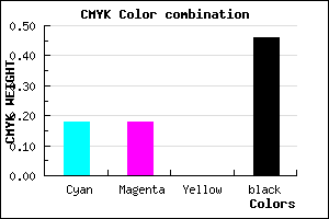 #717189 color CMYK mixer