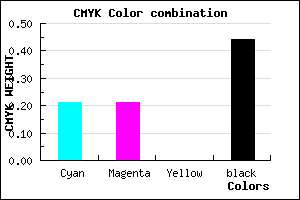 #71718F color CMYK mixer