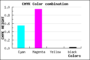 #710CFA color CMYK mixer