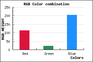 rgb background color #7116CC mixer