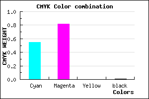 #712EFC color CMYK mixer