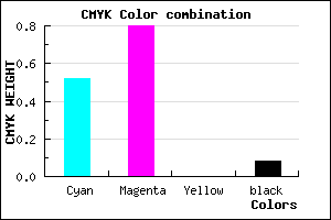 #712FEB color CMYK mixer