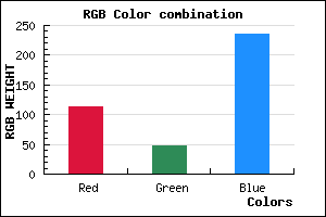 rgb background color #7130EB mixer