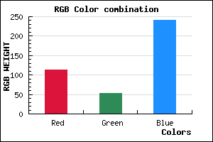 rgb background color #7135F0 mixer