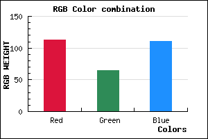 rgb background color #71416F mixer