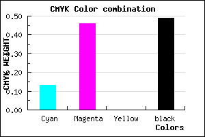 #714682 color CMYK mixer