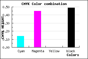 #714883 color CMYK mixer