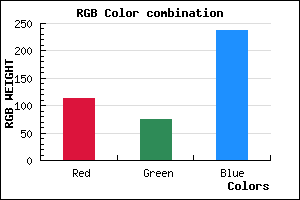 rgb background color #714BED mixer