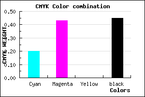#71518D color CMYK mixer