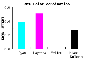 #715BB9 color CMYK mixer