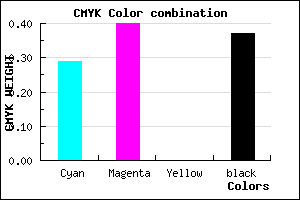 #7160A0 color CMYK mixer