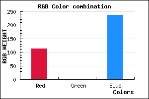 rgb background color #7200ED mixer