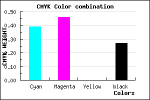 #7264BA color CMYK mixer