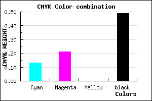 #726783 color CMYK mixer