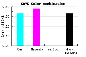 #726AAA color CMYK mixer