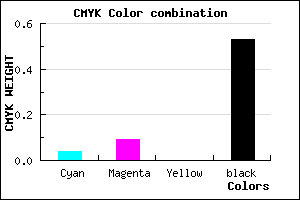 #726C77 color CMYK mixer