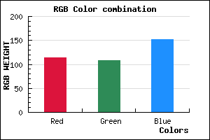 rgb background color #726C98 mixer