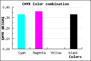 #726CAA color CMYK mixer