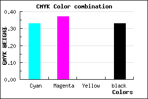 #726CAB color CMYK mixer