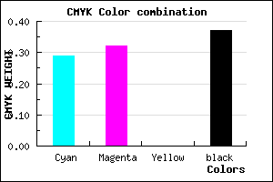#726DA1 color CMYK mixer