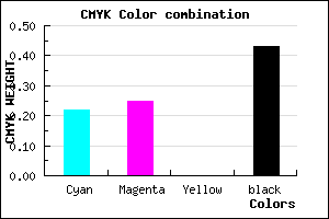 #726E92 color CMYK mixer
