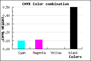 #72717F color CMYK mixer