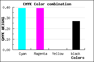 #7272BA color CMYK mixer