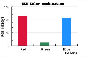 rgb background color #720C6A mixer