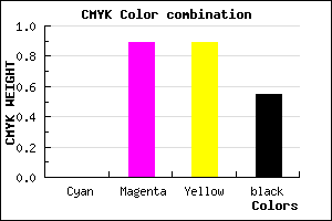 #720C0C color CMYK mixer