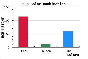 rgb background color #720C3C mixer