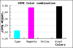 #724581 color CMYK mixer