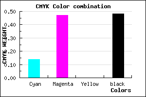 #724785 color CMYK mixer