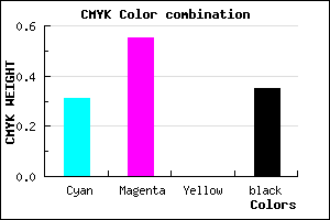 #724BA5 color CMYK mixer