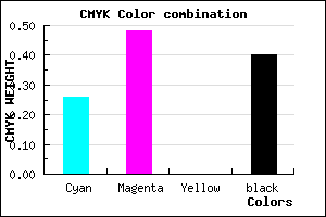 #72509A color CMYK mixer