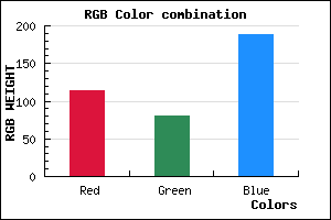 rgb background color #7250BC mixer