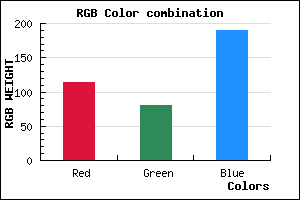 rgb background color #7250BE mixer
