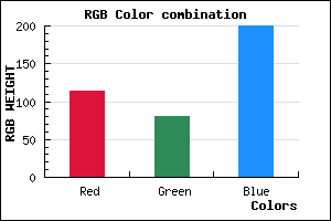rgb background color #7250C8 mixer