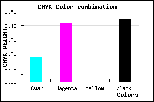 #72518B color CMYK mixer