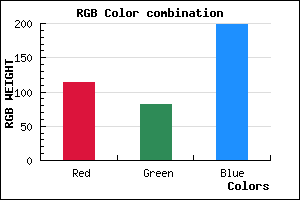 rgb background color #7252C6 mixer