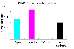 #7253B2 color CMYK mixer