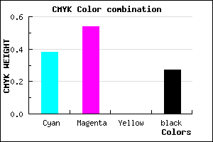 #7255B9 color CMYK mixer