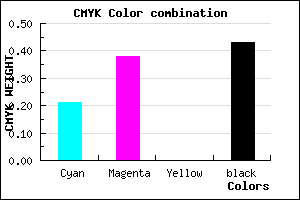 #725A91 color CMYK mixer