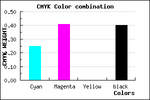 #725A98 color CMYK mixer