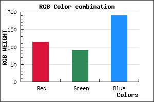 rgb background color #725ABE mixer