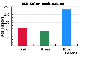 rgb background color #725BE7 mixer